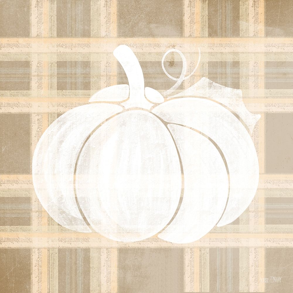 Wall Art Painting id:312138, Name: Plaid Pumpkin I, Artist: House Fenway