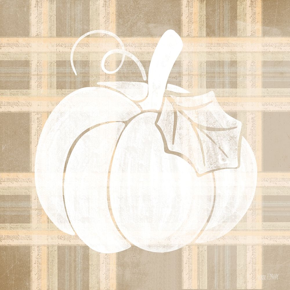 Wall Art Painting id:312139, Name: Plaid Pumpkin II, Artist: House Fenway