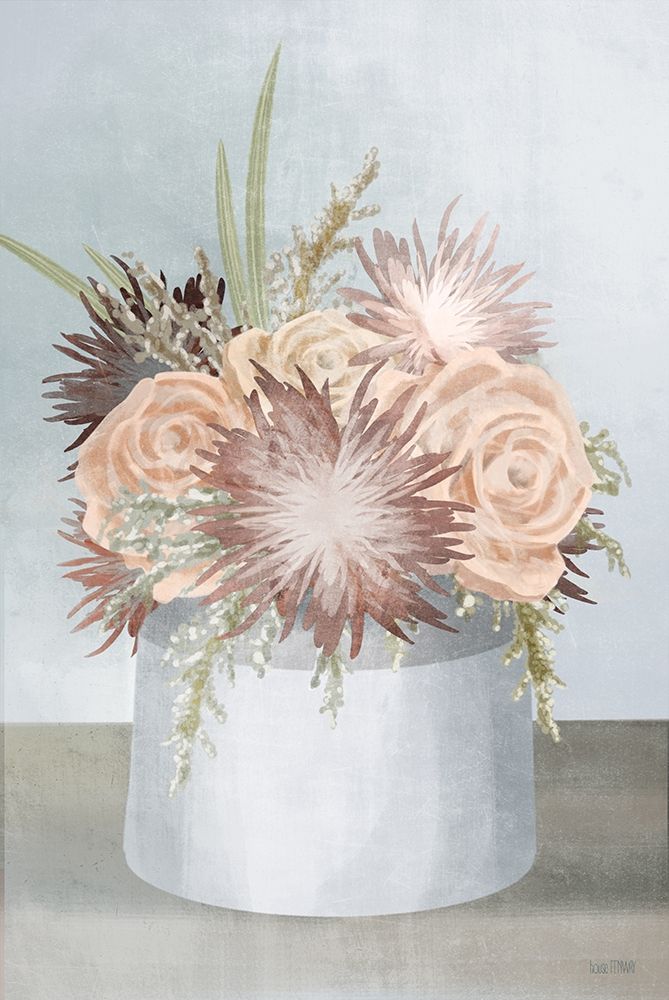 Wall Art Painting id:338839, Name: Stoneware Posies II, Artist: House Fenway