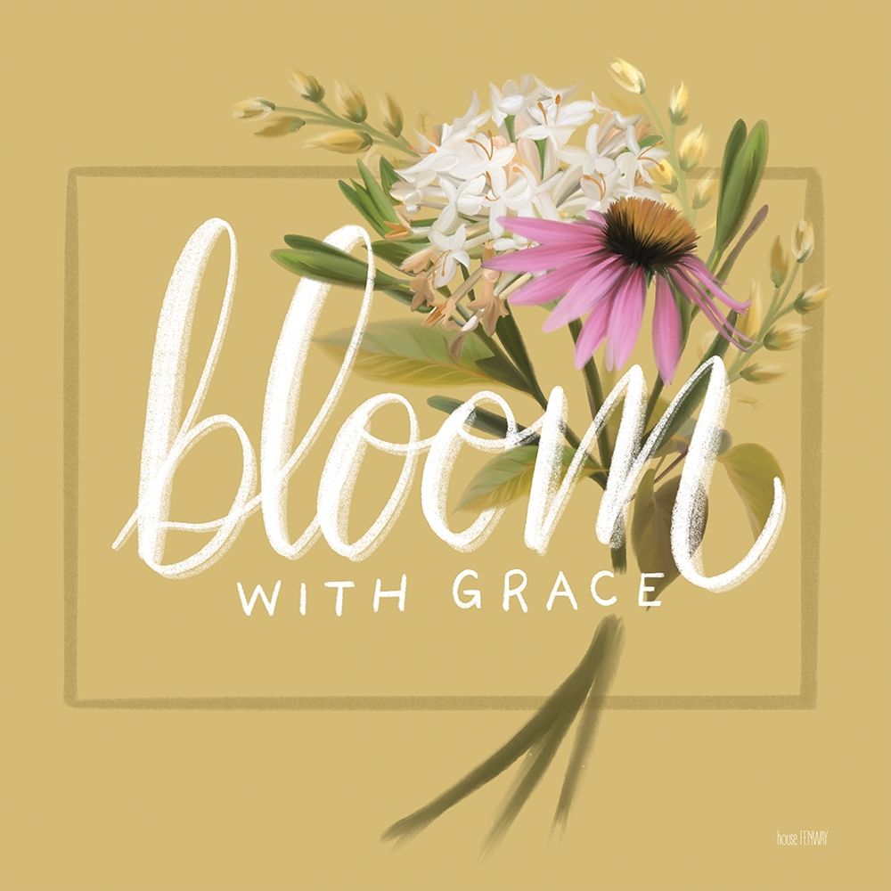 Wall Art Painting id:430561, Name: Bloom with Grace   , Artist: House Fenway