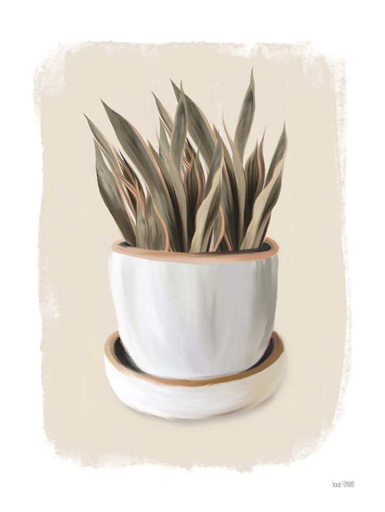 Wall Art Painting id:460474, Name: House Plant I, Artist: House Fenway