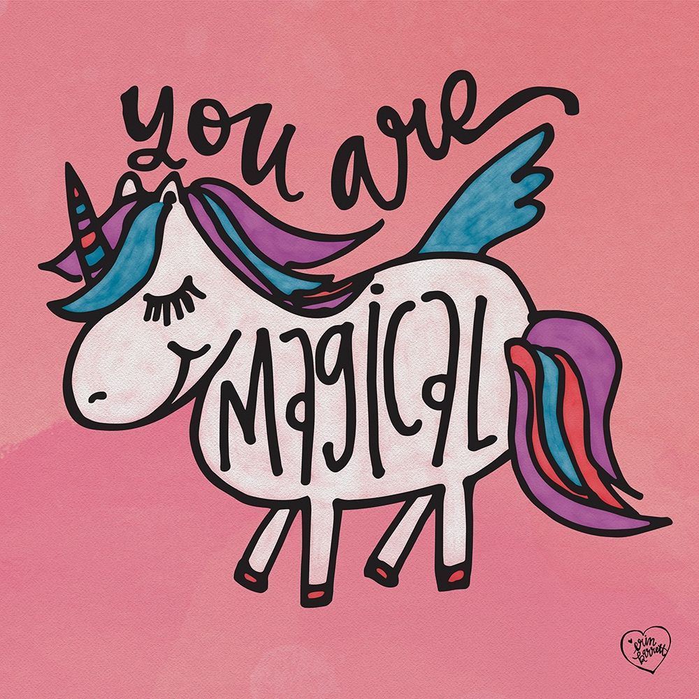 Wall Art Painting id:264340, Name: You Are Magical, Artist: Barrett, Erin