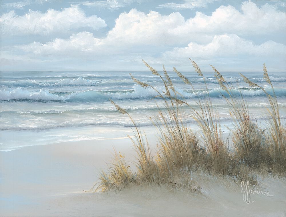 Wall Art Painting id:435195, Name: Sea Oats, Artist: Janisse, Georgia