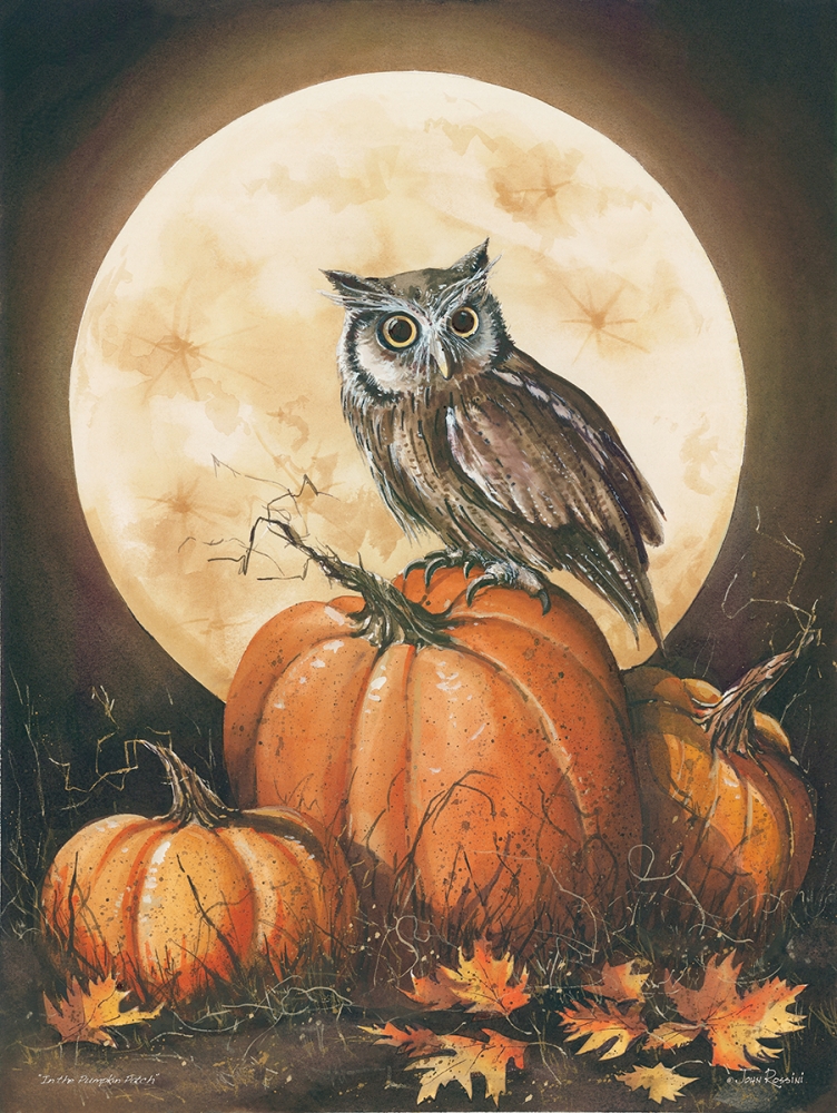 Wall Art Painting id:99783, Name: In the Pumpkin Patch, Artist: Rossini, John
