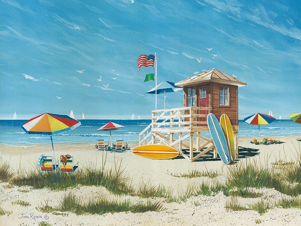 Art Print: Beach Colors