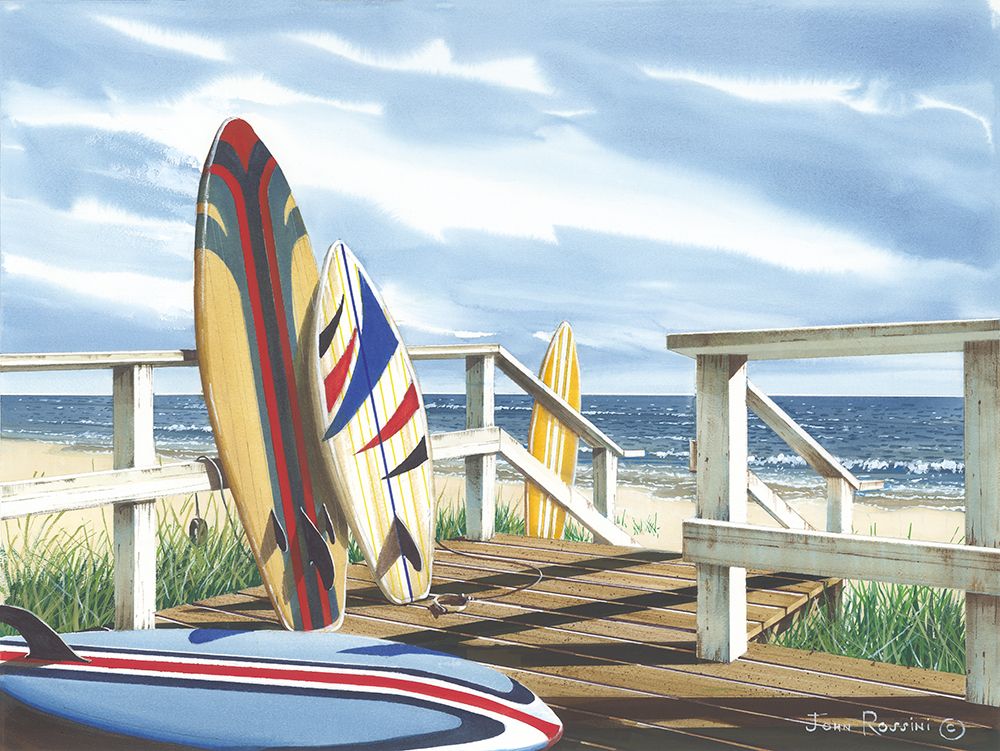 Art Print: Waiting on the Waves