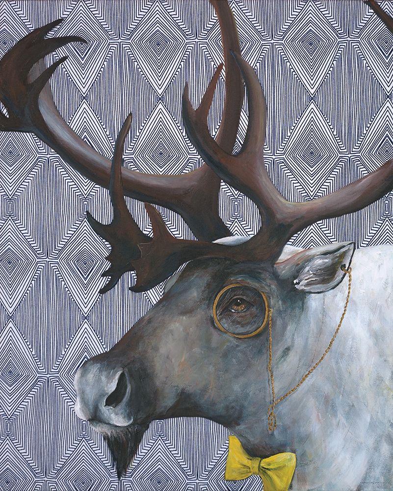 Wall Art Painting id:428133, Name: Mr. Caribou, Artist: Kamdon Kreations