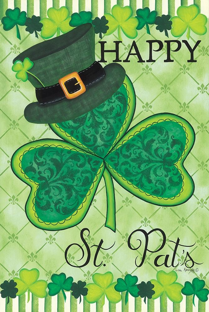 Wall Art Painting id:428164, Name: Happy St. Pats, Artist: Kennedy, Lisa
