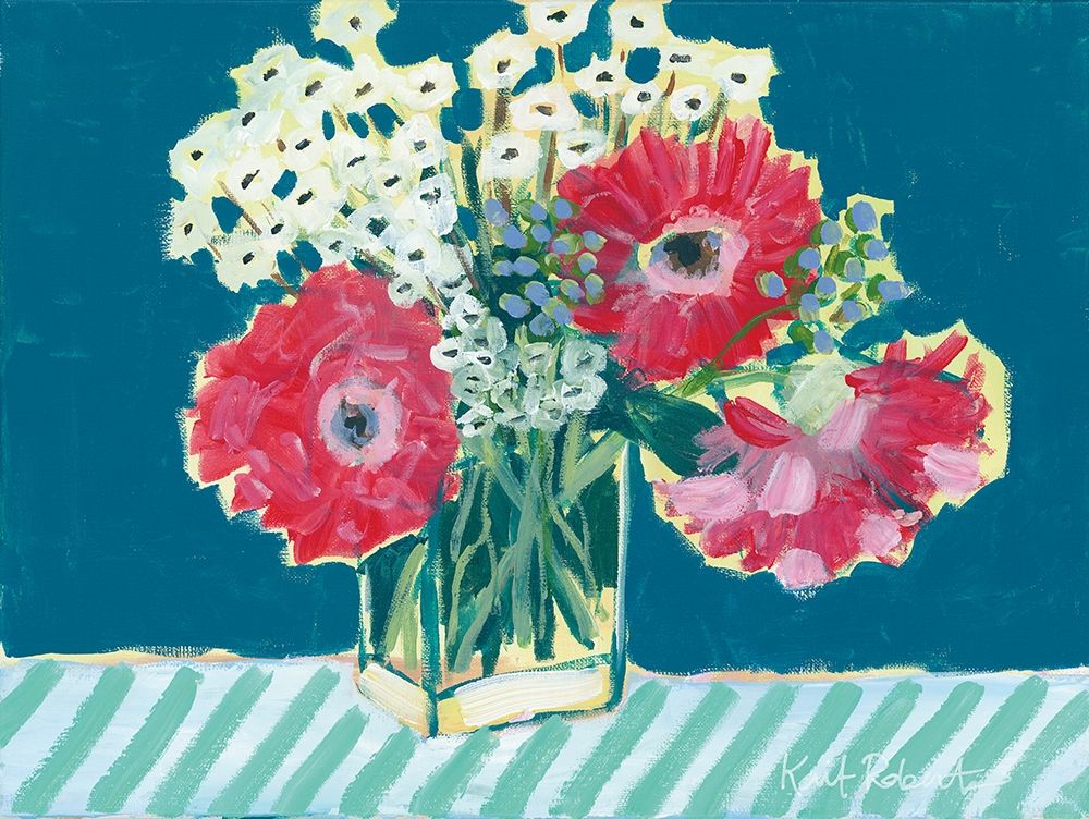 Wall Art Painting id:211289, Name: Flowers for Belle I, Artist: Roberts, Kait