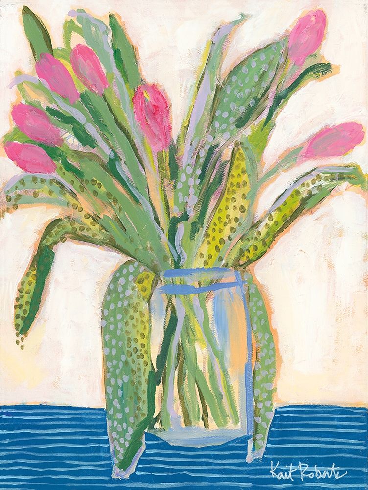 Wall Art Painting id:211292, Name: Tulips for Maxine I, Artist: Roberts, Kait