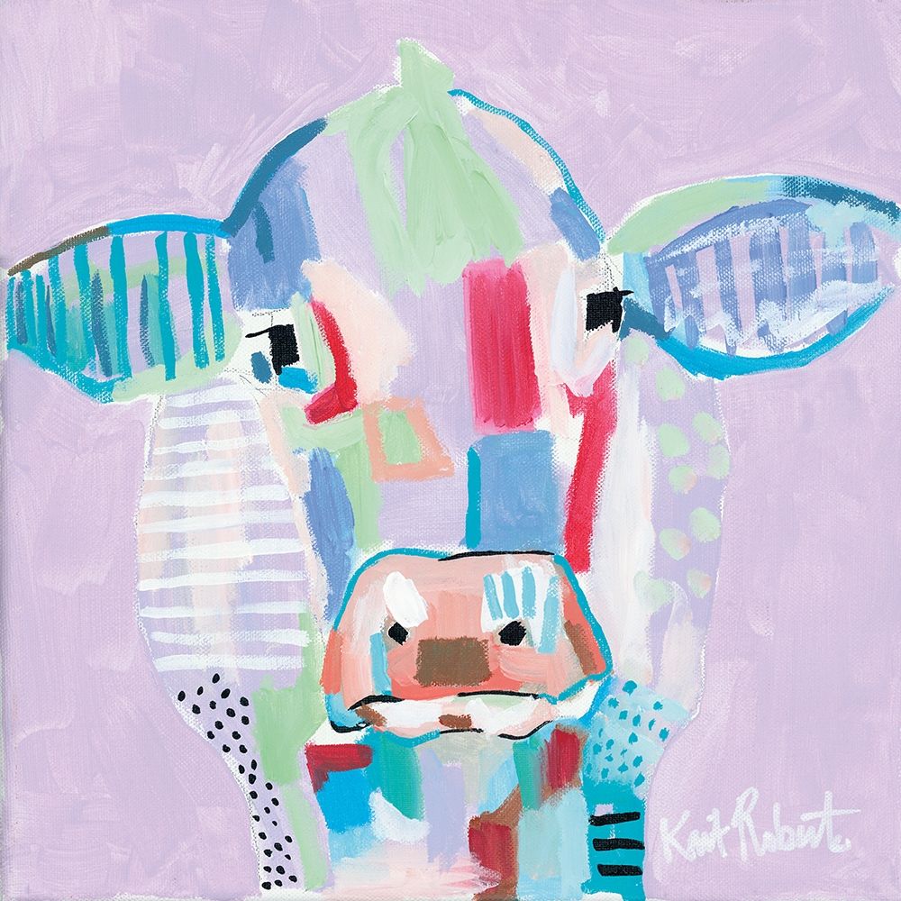 Wall Art Painting id:211297, Name: Moo Series:  Tilly, Artist: Roberts, Kait