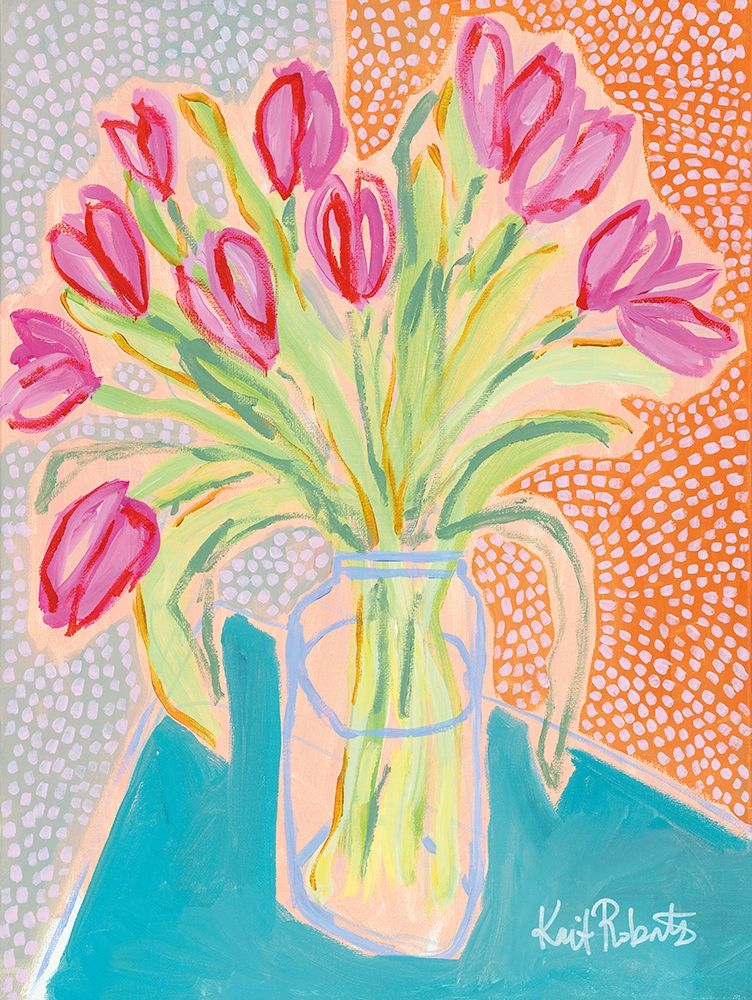 Wall Art Painting id:211300, Name: Tulips for Corie, Artist: Roberts, Kait