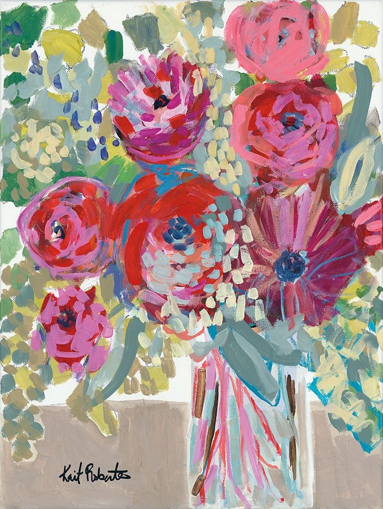 Wall Art Painting id:221133, Name: Blooming in the Window Sill, Artist: Roberts, Kait