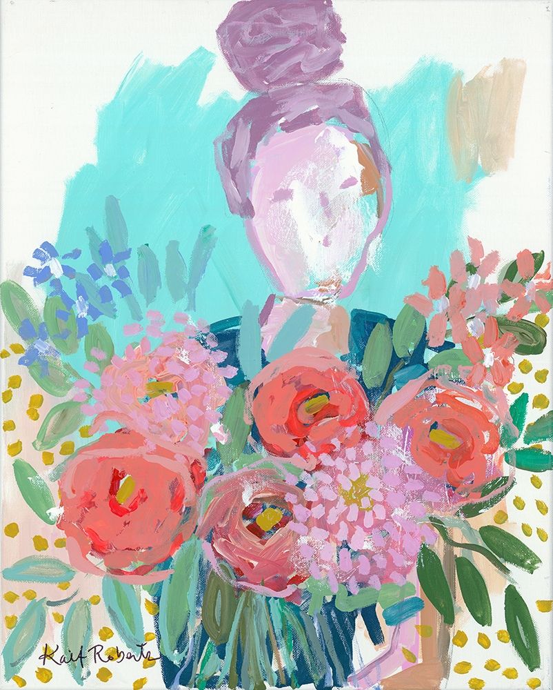 Wall Art Painting id:325926, Name: Flowers for Nicole, Artist: Roberts, Kait
