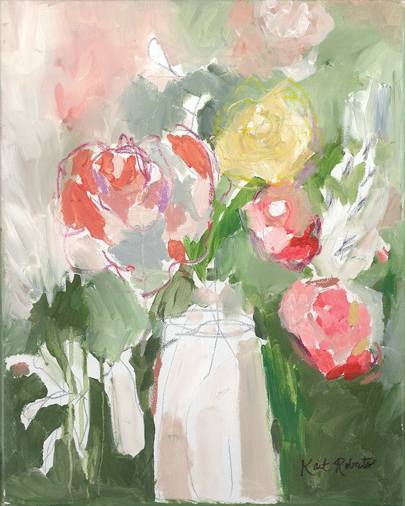 Wall Art Painting id:546245, Name: Flowers for Diane, Artist: Roberts, Kait
