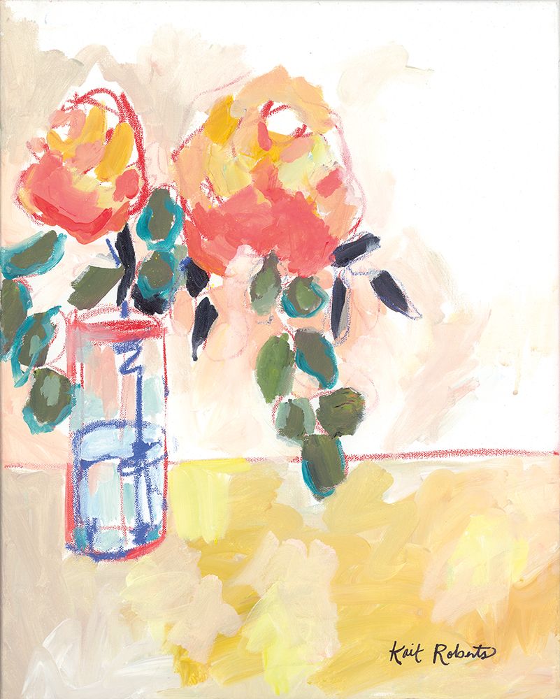 Wall Art Painting id:447312, Name: Flowers for Judy, Artist: Roberts, Kait