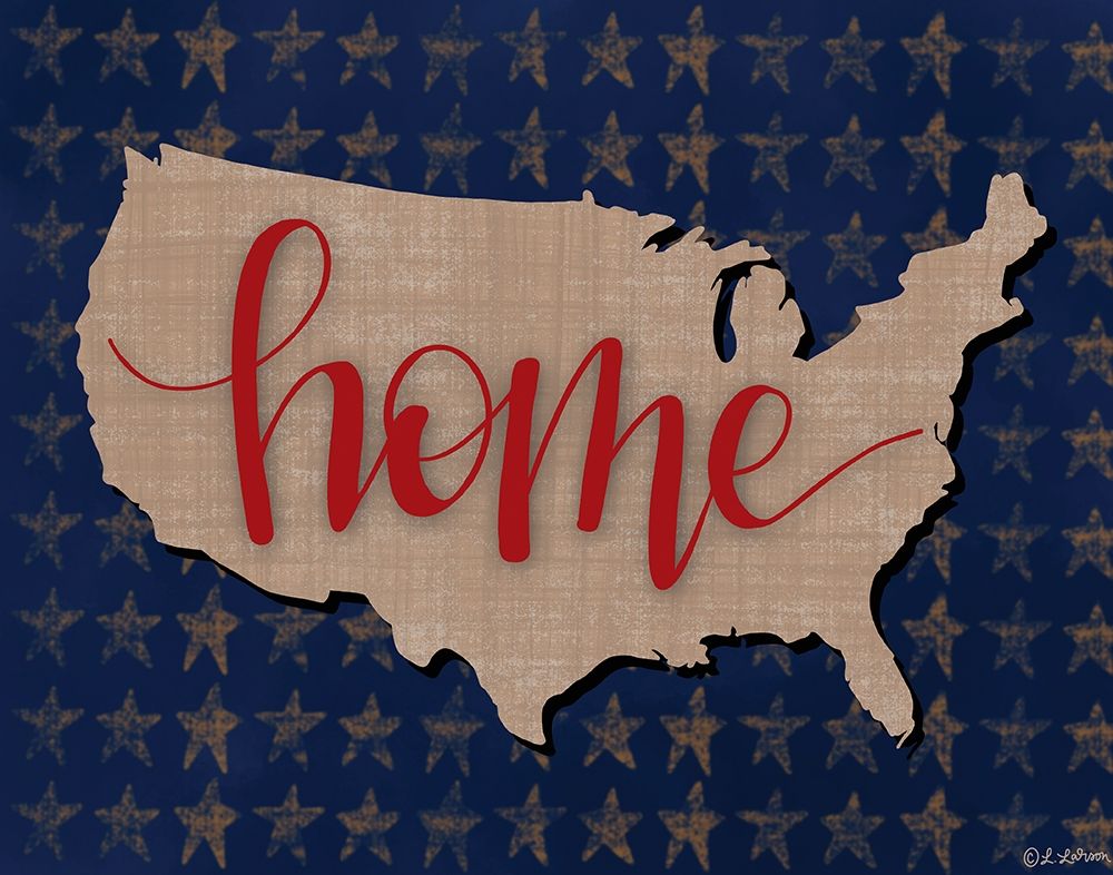 Art Print: USA Home