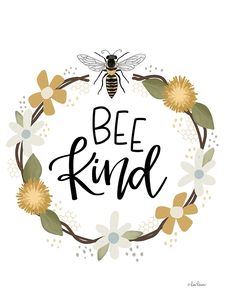 Art Print: Bee Kind    