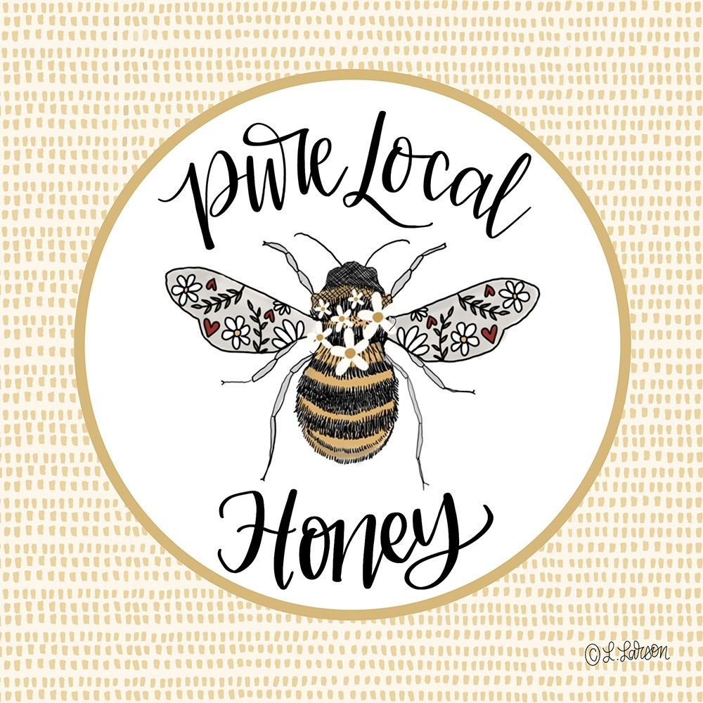 Art Print: Pure Local Honey