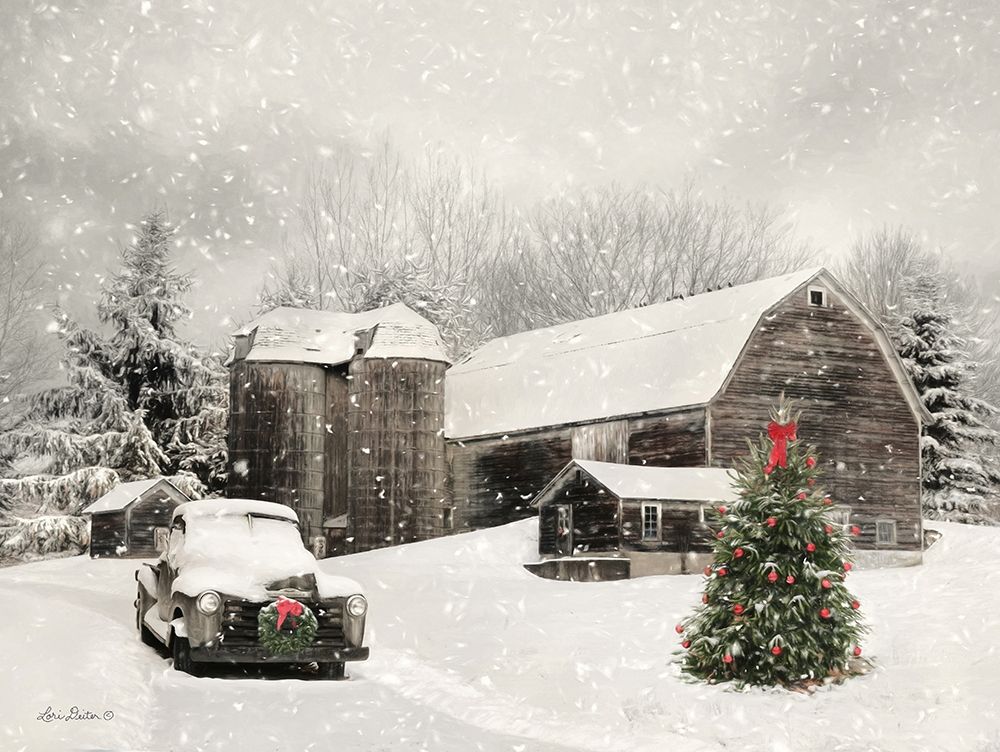 Wall Art Painting id:232050, Name: Farmhouse Christmas, Artist: Deiter, Lori