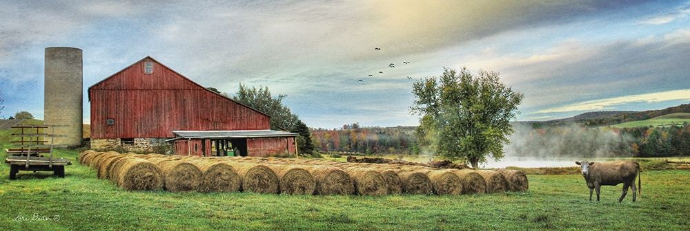 Wall Art Painting id:208291, Name: Hay Harvest, Artist: Deiter, Lori