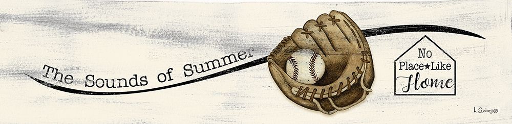 Wall Art Painting id:283440, Name: Baseball - Summer, Artist: Spivey, Linda