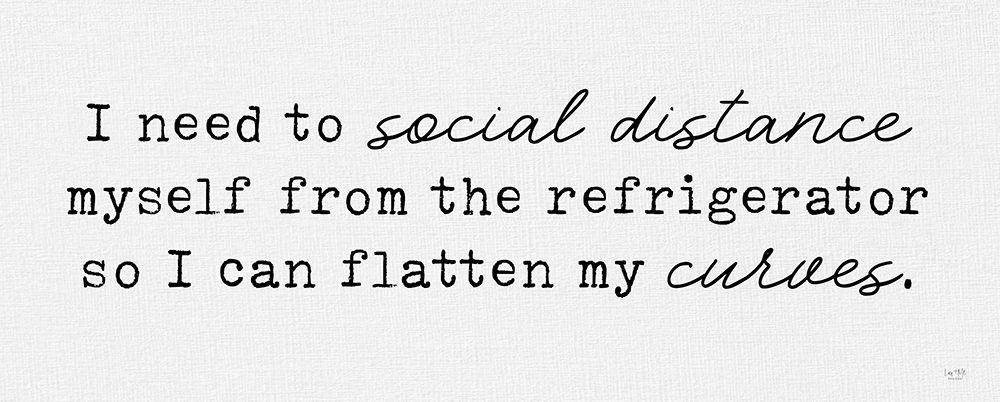 Wall Art Painting id:350285, Name: Social Distance, Flatten Curves, Artist: Lux + Me Designs