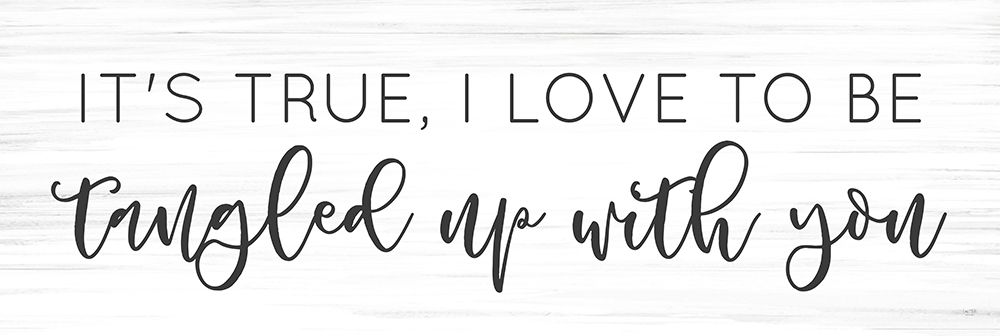 Wall art: Tangled Up With You, by Lux + Me Designs