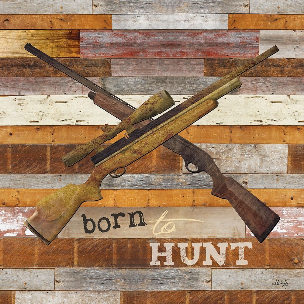 Wall Art Painting id:337093, Name: Born to Hunt I, Artist: Rae, Marla