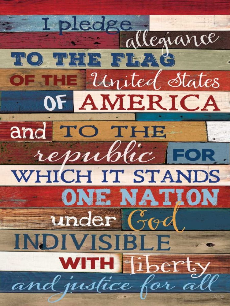 Wall Art Painting id:119087, Name: Pledge of Allegiance, Artist: Rae, Marla