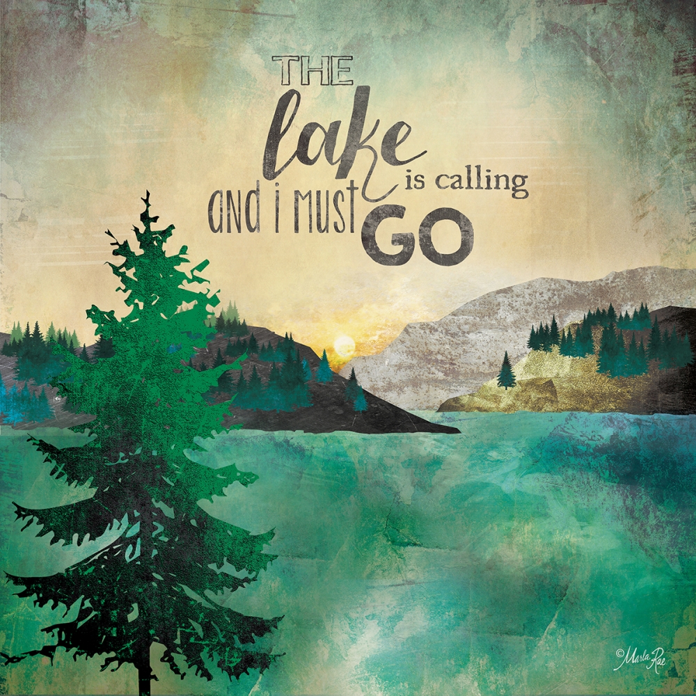 Wall Art Painting id:99780, Name: The Lake is Calling, Artist: Rae, Marla