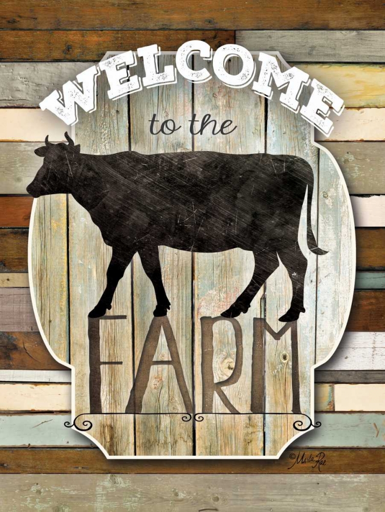 Wall Art Painting id:95836, Name: Welcome to the Farm, Artist: Rae, Marla