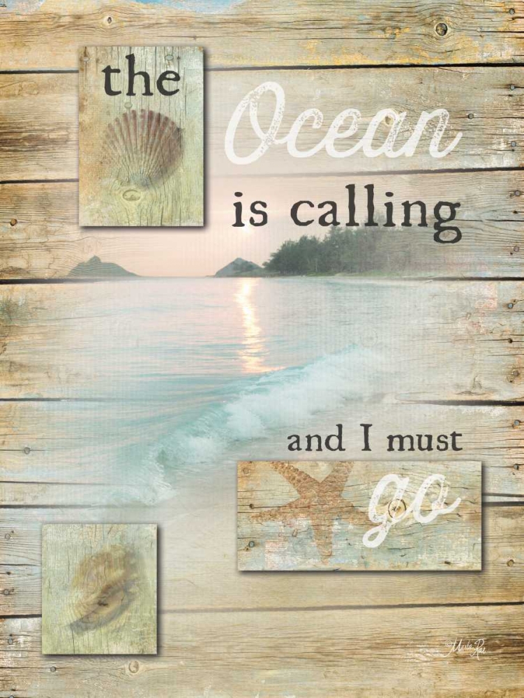 Wall Art Painting id:95878, Name: The Ocean is Calling   , Artist: Rae, Marla