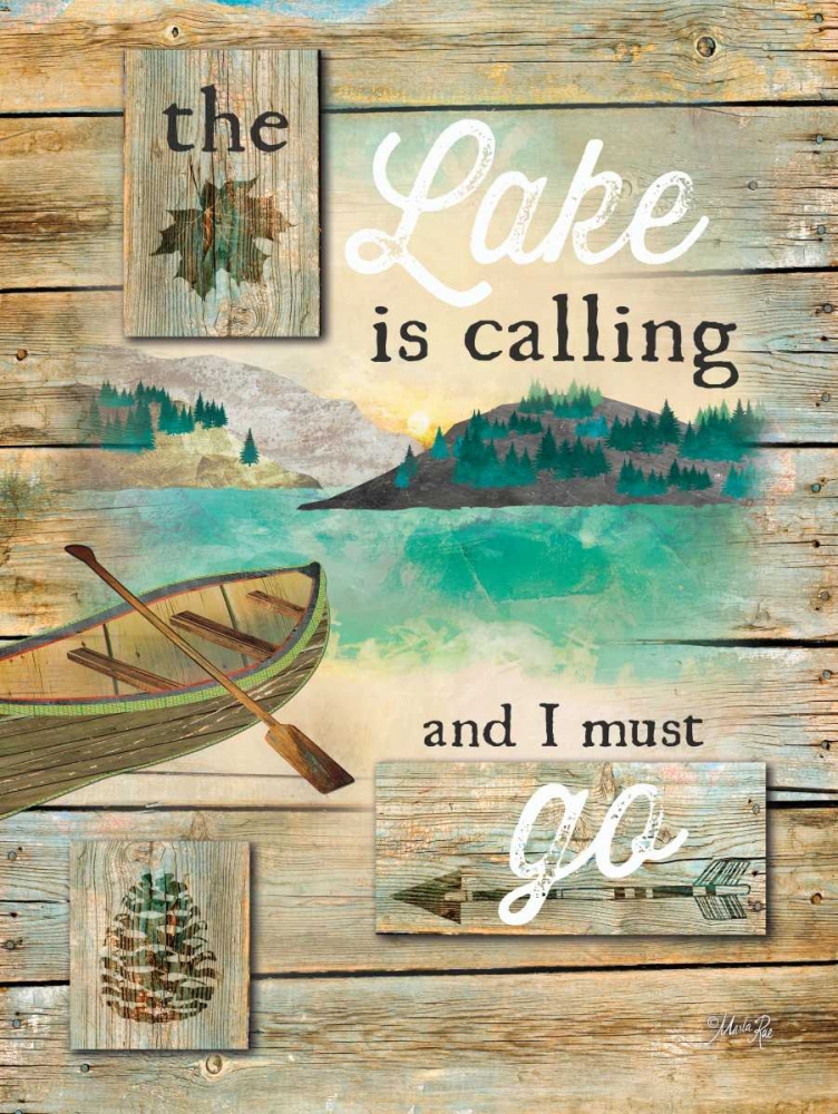 Wall Art Painting id:124698, Name: The Lake is Calling, Artist: Rae, Marla