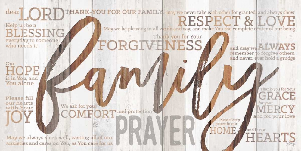 Wall Art Painting id:169816, Name: Family Prayer, Artist: Rae, Marla