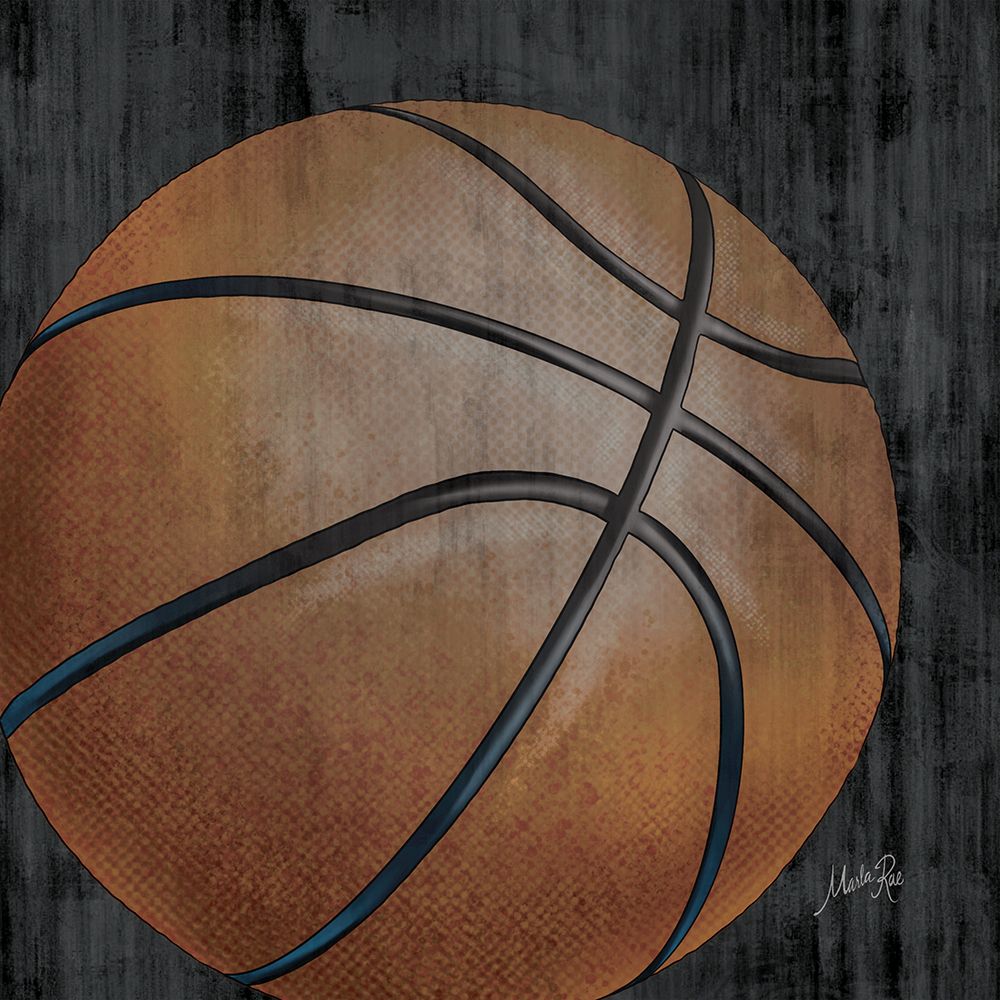 Wall Art Painting id:754202, Name: Basketball, Artist: Rae, Marla
