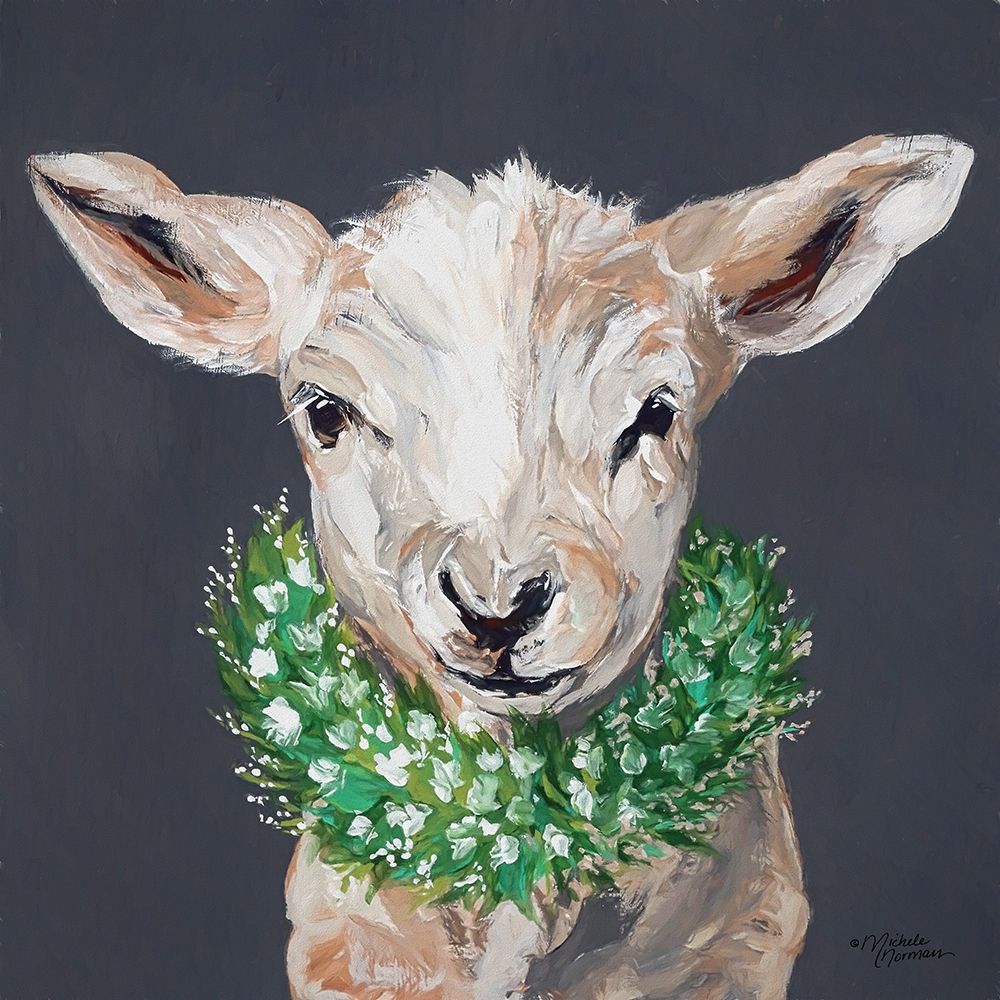 Wall Art Painting id:262676, Name: Spring Lamb, Artist: Norman, Michele