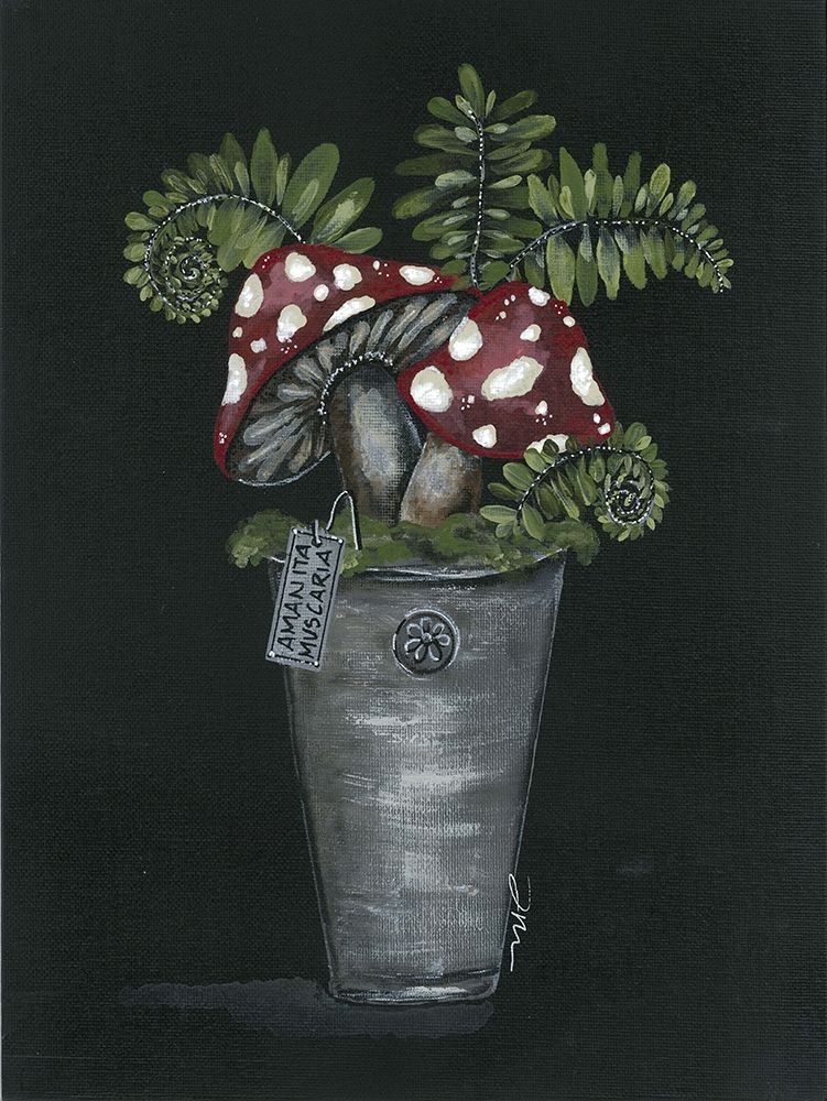 Wall Art Painting id:363845, Name: Toadstool, Artist: Norkus, Julie