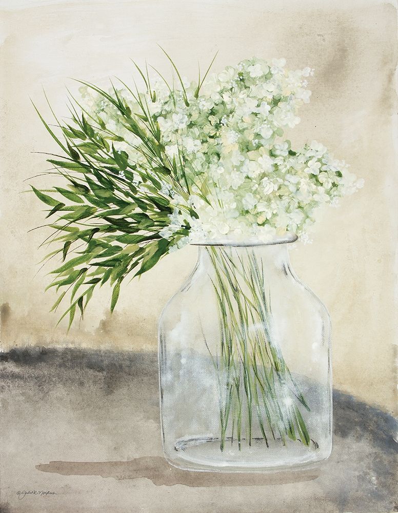 Wall Art Painting id:363877, Name: Simple Hydrangea, Artist: Norkus, Julie