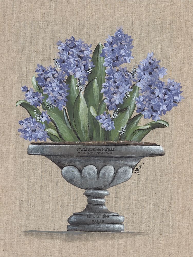 Wall Art Painting id:427335, Name: Hyacinth Urn, Artist: Norkus, Julie