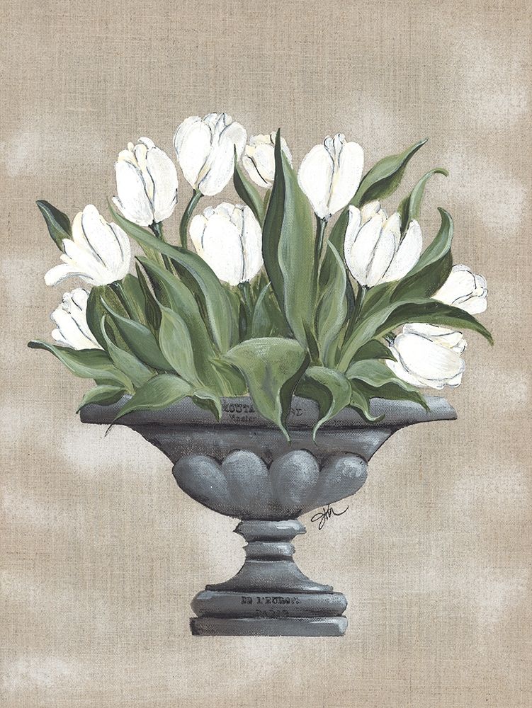 Wall Art Painting id:427336, Name: Tulip Urn, Artist: Norkus, Julie