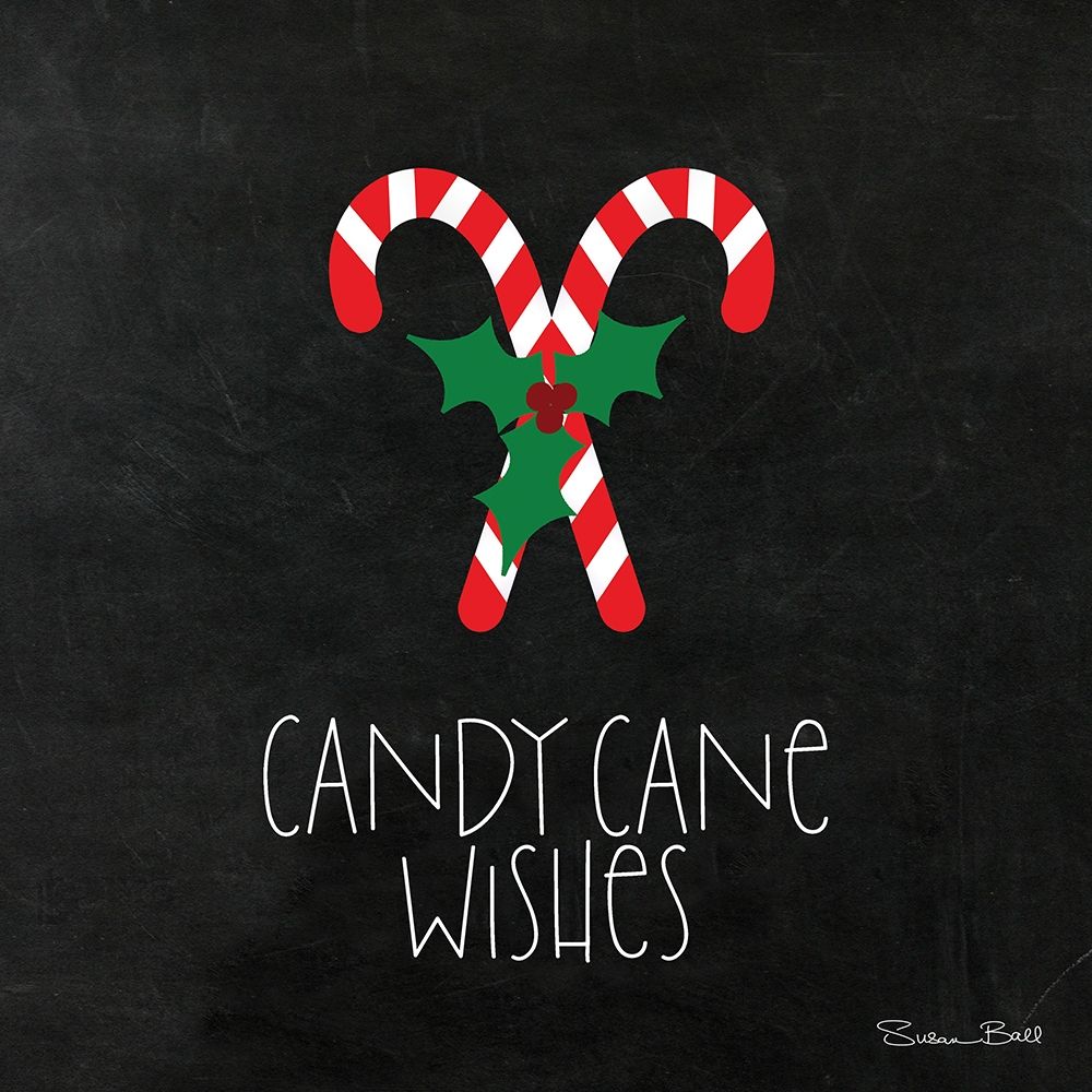 Wall Art Painting id:232074, Name: Candy Cane Wishes, Artist: Ball, Susan