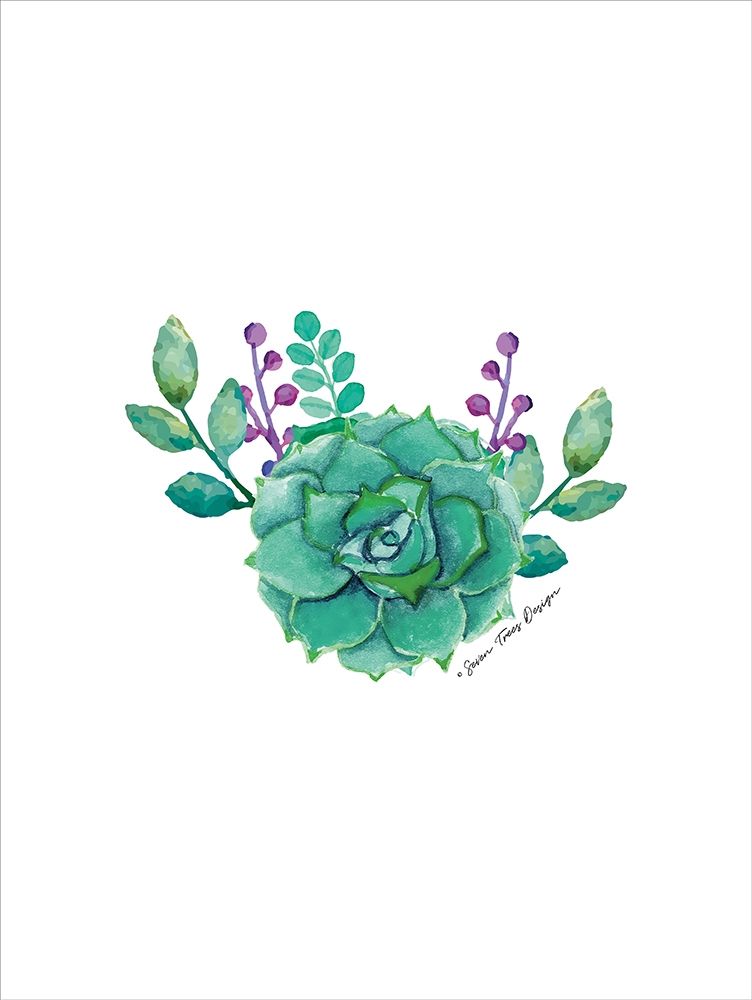 Wall Art Painting id:201481, Name: Succulent Plant II, Artist: Seven Trees Design