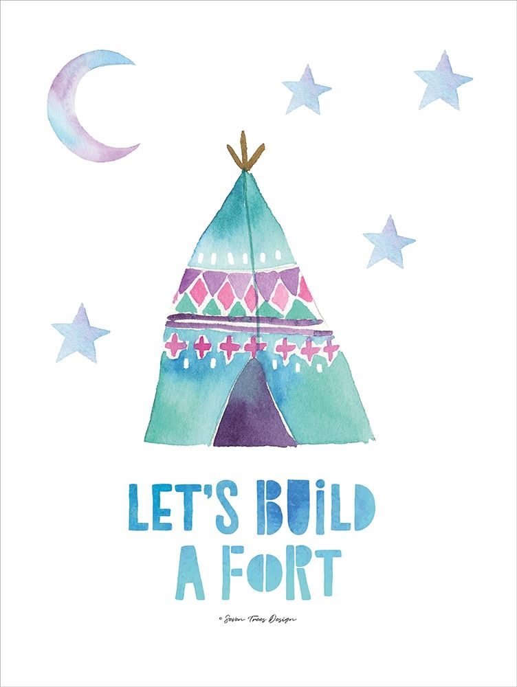 Art Print: Lets Build a Fort