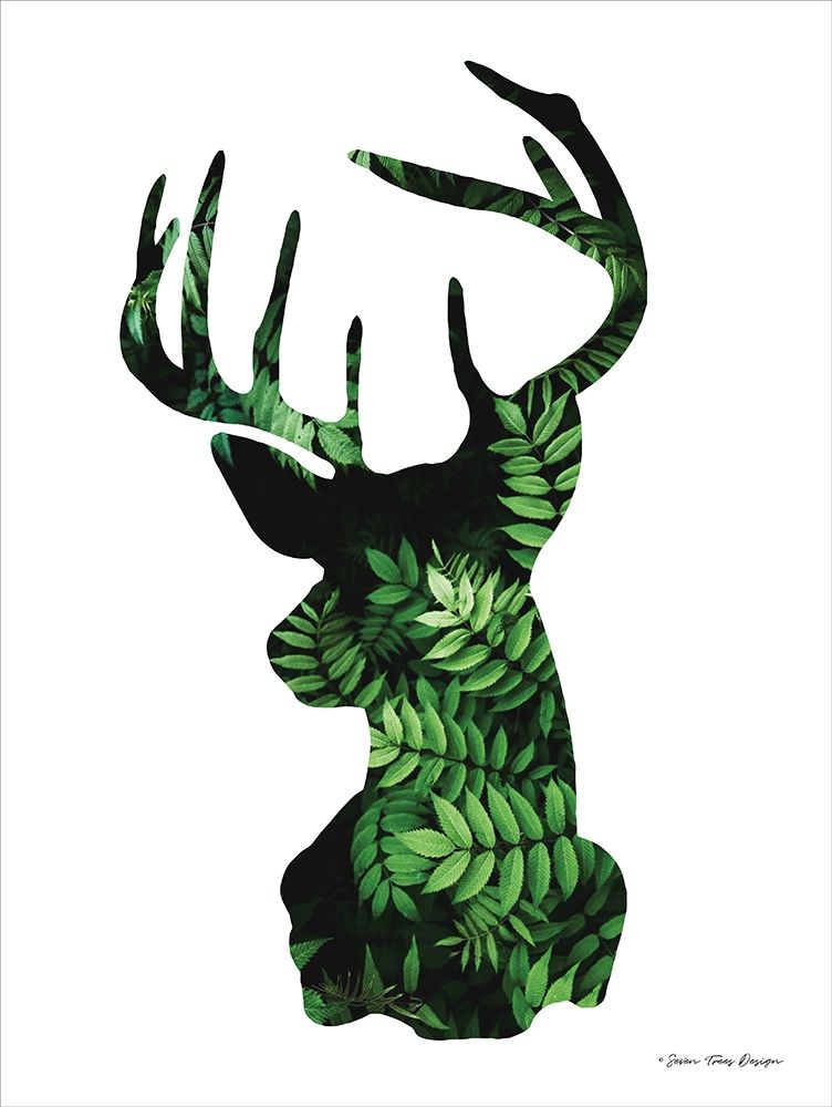 Wall Art Painting id:209164, Name: Forest Deer II, Artist: Seven Trees Design