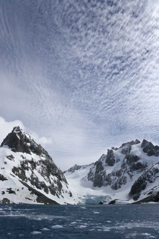 Wall Art Painting id:133205, Name: South Georgia Island Dryglaski Fjord and clouds, Artist: Paulson, Don