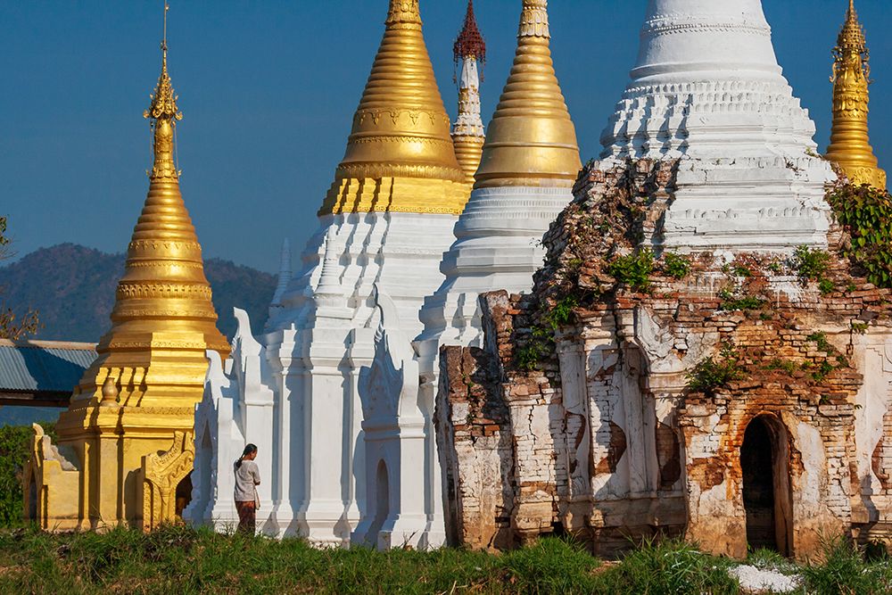 Wall Art Painting id:517524, Name: Myanmar-Shan State-Indein-Shwe Indein Pagoda, Artist: Haseltine, Tom