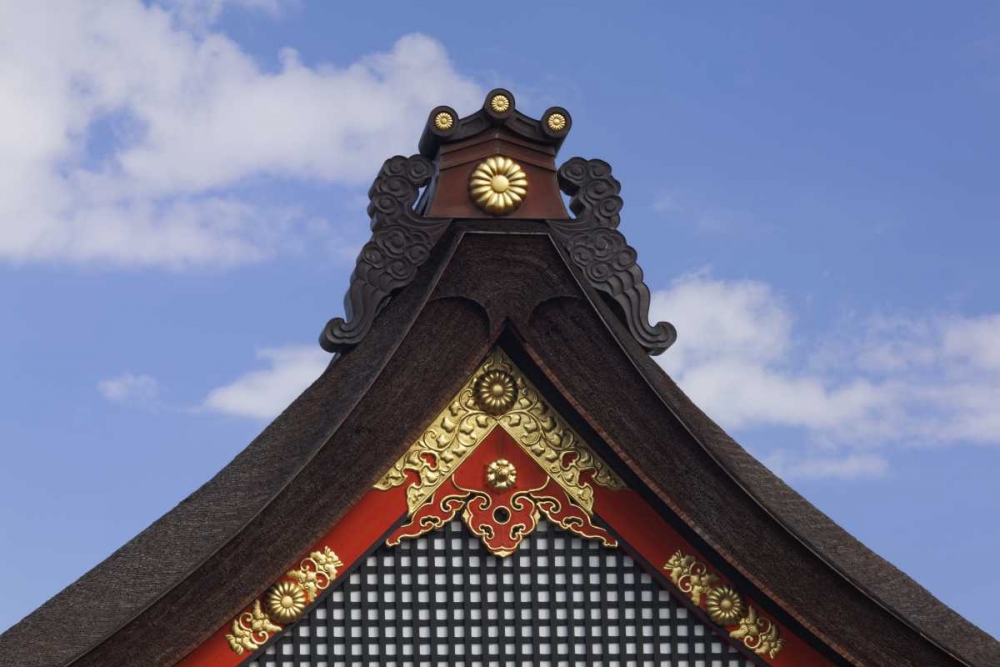 Wall Art Painting id:127791, Name: Japan, Kyoto Fushimi-Inari-Taisha Shrine roof, Artist: Flaherty, Dennis