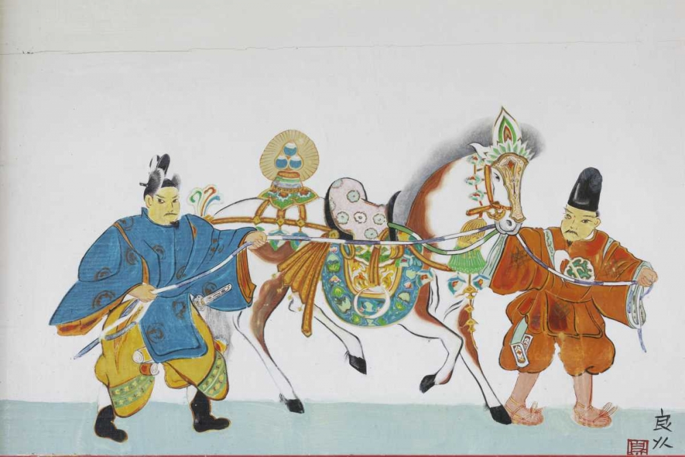 Wall Art Painting id:128009, Name: Japan, Nara, Heguri-cho Art in Byo-Do-Ji Kasuga, Artist: Flaherty, Dennis