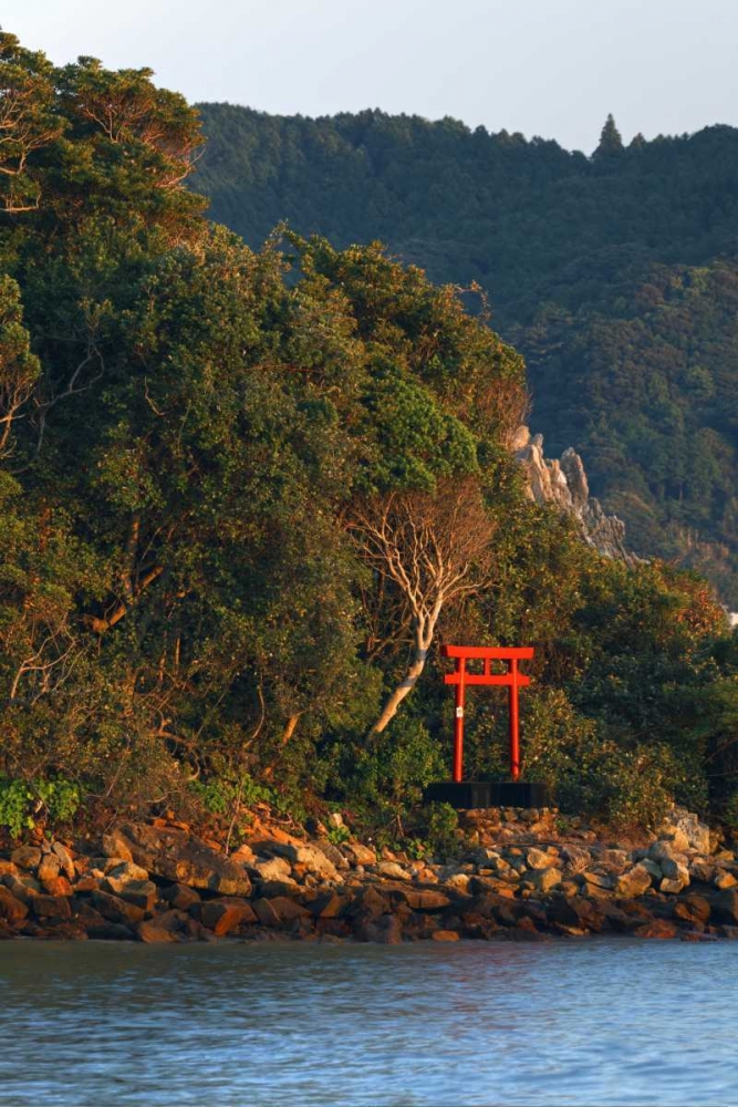 Wall Art Painting id:127490, Name: Japan, Wakagama A Torii Gate on hillside, Artist: Flaherty, Dennis